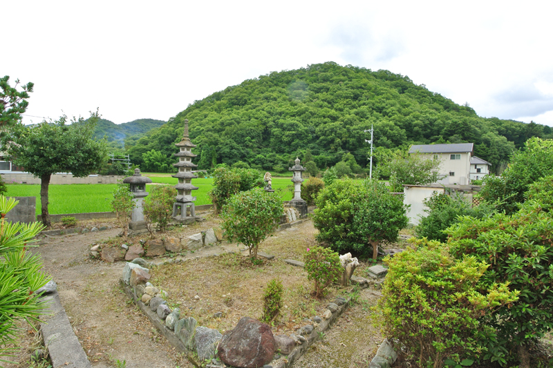 敷地内にある庭園の様子