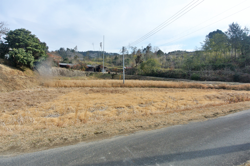 徒歩圏内にある付属農地(200坪強)