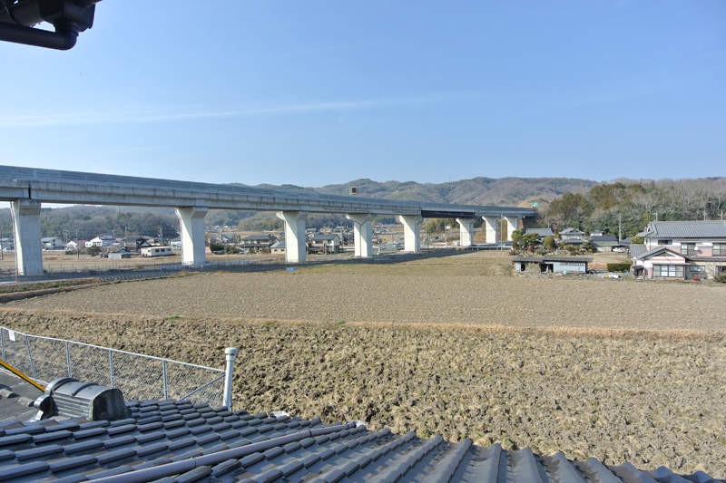 母屋2階からの眺め